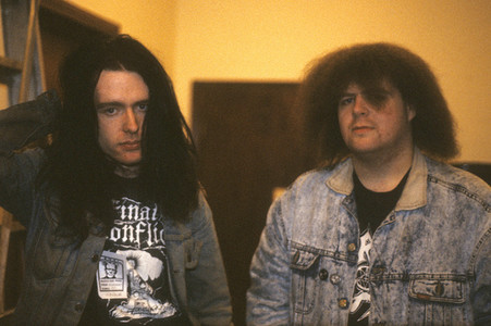 Photoshooting mit Napalm Death in London