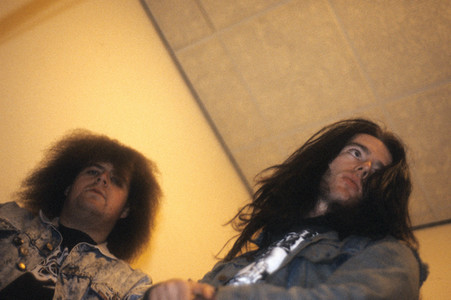 Photoshooting mit Napalm Death in London