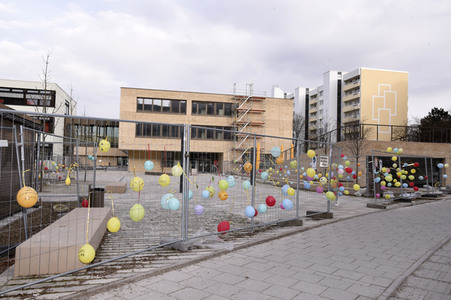 Luftballon-Aktion gegen Corona-Frust in Haar