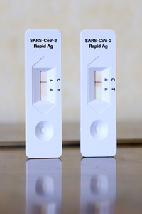 Symbolfoto Corona-Schnelltest
