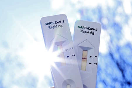 Symbolfoto Corona-Schnelltest