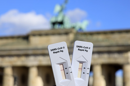 Symbolfoto Corona-Schnelltest