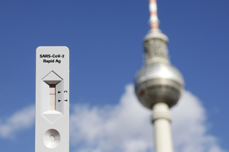 Symbolfoto Corona-Schnelltest