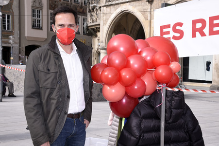Protestaktion 'GemeinsamZukunft! Es reicht!' in München