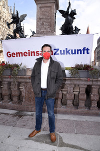 Protestaktion 'GemeinsamZukunft! Es reicht!' in München