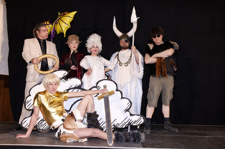 Generalprobe von 'Siegfried - Götterschweiß und Heldenblut' in Haar