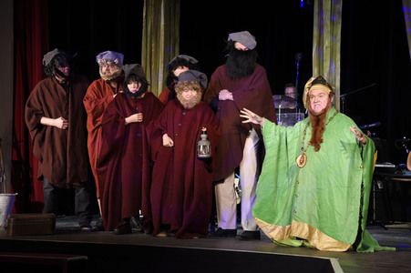 Generalprobe von 'Siegfried - Götterschweiß und Heldenblut' in Haar