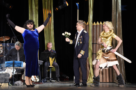 Generalprobe von 'Siegfried - Götterschweiß und Heldenblut' in Haar