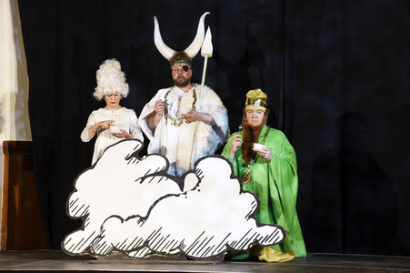 Generalprobe von 'Siegfried - Götterschweiß und Heldenblut' in Haar