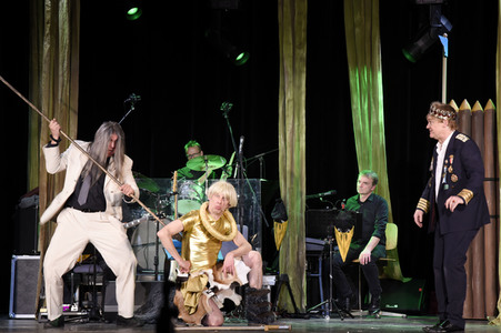 Generalprobe von 'Siegfried - Götterschweiß und Heldenblut' in Haar