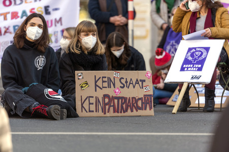 Weltfrauentag Demo in Nürnberg