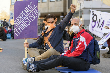 Weltfrauentag Demo in Nürnberg