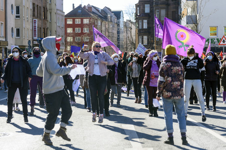 Weltfrauentag Demo in Nürnberg