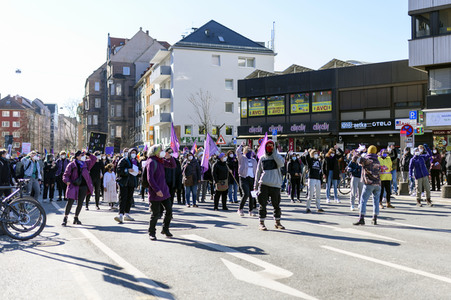 Weltfrauentag Demo in Nürnberg