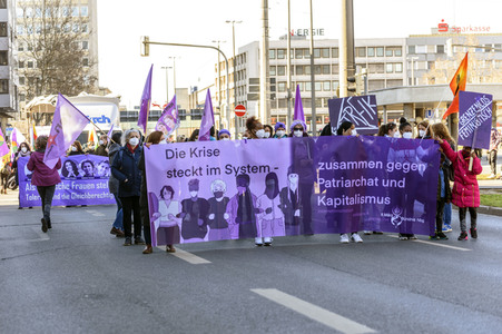 Weltfrauentag Demo in Nürnberg