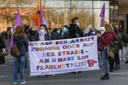 Weltfrauentag Demo in Nürnberg