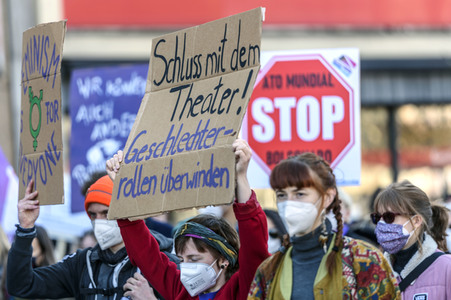Weltfrauentag Demo in Nürnberg