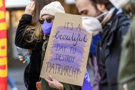 Weltfrauentag Demo in Nürnberg