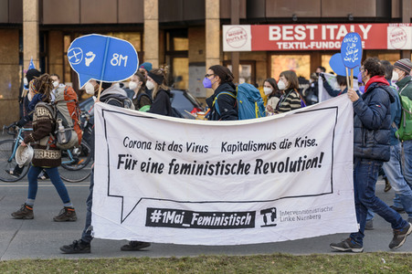 Weltfrauentag Demo in Nürnberg