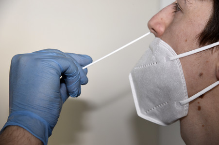 Corona Schnelltest Präsentation in München