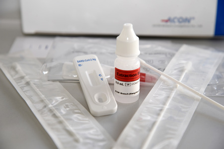 Corona Schnelltest Präsentation in München