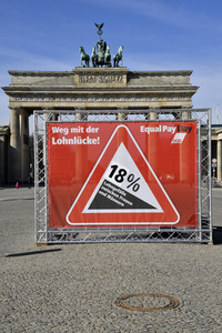 DGB-Aktion zum Equal Pay Day in Berlin