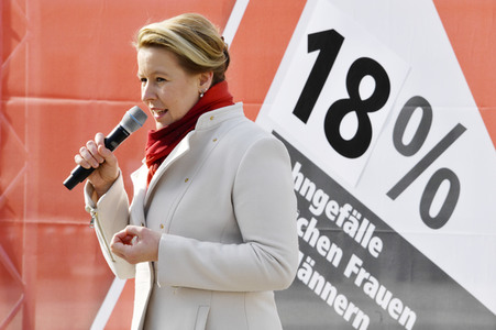 DGB-Aktion zum Equal Pay Day in Berlin