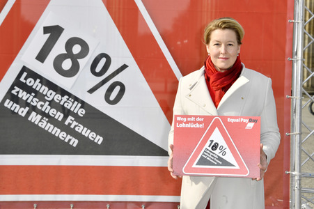 DGB-Aktion zum Equal Pay Day in Berlin