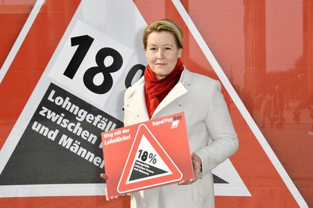 DGB-Aktion zum Equal Pay Day in Berlin