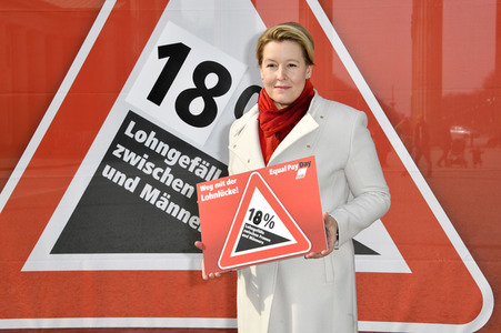 DGB-Aktion zum Equal Pay Day in Berlin