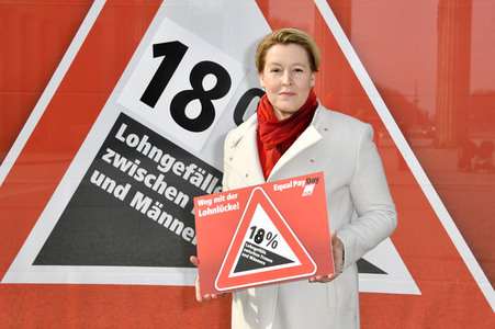 DGB-Aktion zum Equal Pay Day in Berlin