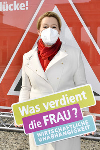 DGB-Aktion zum Equal Pay Day in Berlin