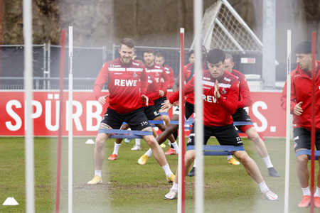 Training des 1. FC Köln