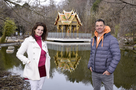 Photoshooting mit Sebastian Feicht und Barbara Weinzierl in München