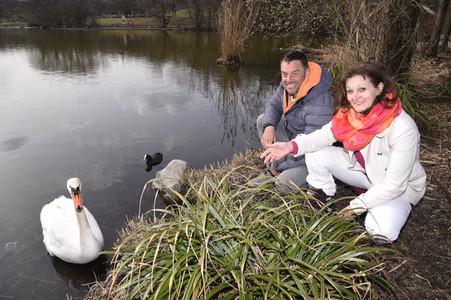 Photoshooting mit Sebastian Feicht und Barbara Weinzierl in München