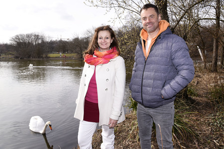 Photoshooting mit Sebastian Feicht und Barbara Weinzierl in München