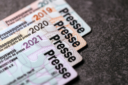 Symbolfoto Presseausweis