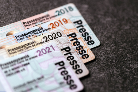 Symbolfoto Presseausweis