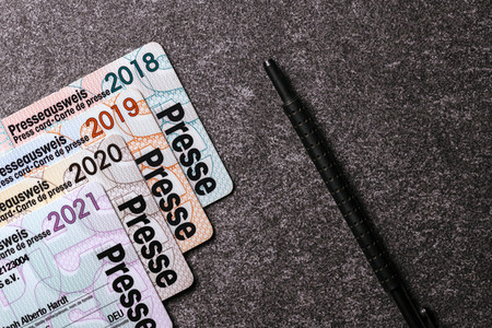 Symbolfoto Presseausweis