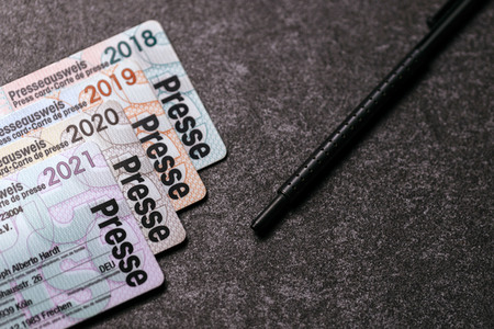 Symbolfoto Presseausweis