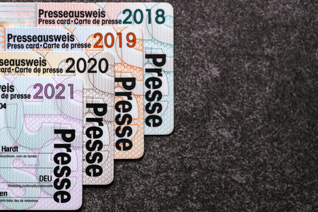 Symbolfoto Presseausweis