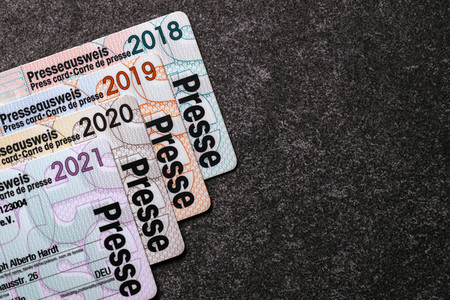 Symbolfoto Presseausweis