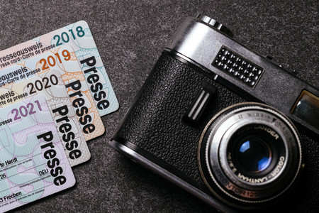 Symbolfoto Presseausweis