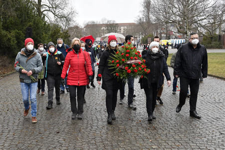 Gedenken an Karl Liebknecht und Rosa Luxemburg in Berlin