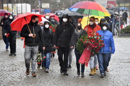 Gedenken an Karl Liebknecht und Rosa Luxemburg in Berlin