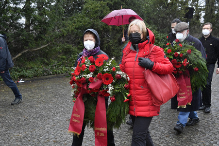 Gedenken an Karl Liebknecht und Rosa Luxemburg in Berlin