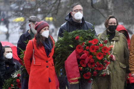 Gedenken an Karl Liebknecht und Rosa Luxemburg in Berlin