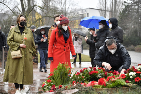 Gedenken an Karl Liebknecht und Rosa Luxemburg in Berlin