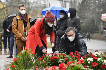 Gedenken an Karl Liebknecht und Rosa Luxemburg in Berlin
