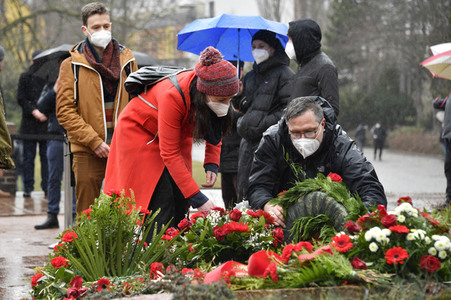 Gedenken an Karl Liebknecht und Rosa Luxemburg in Berlin